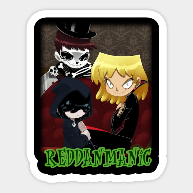 The Loud House - Halloween - Tricked 1 Sticker by Reddanmanic